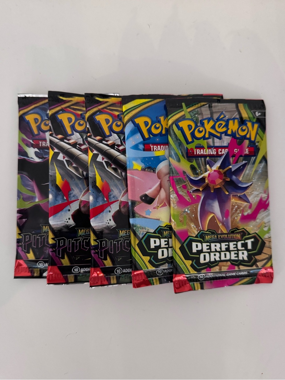 Pokemon Pitch Black Perfect Order Booster Packs